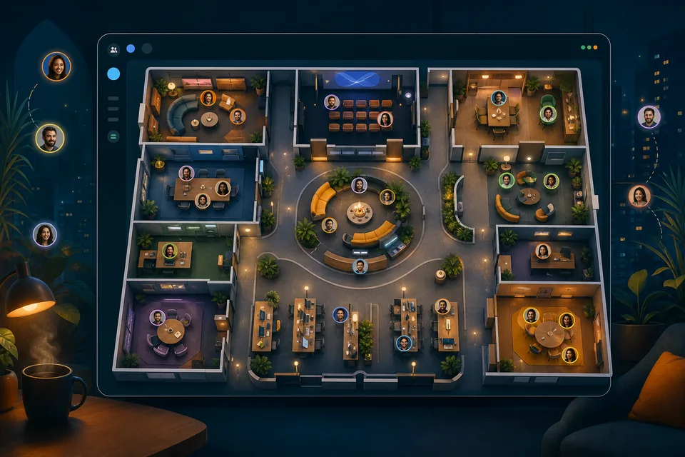 Illustration of Online Office in Kino Live