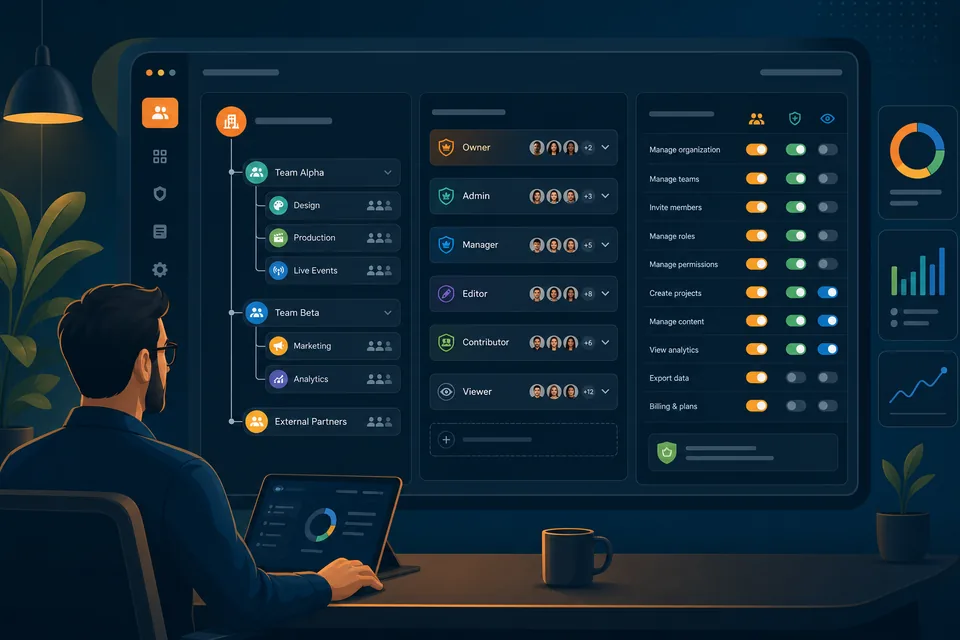 Illustration of Workspace Management in Kino Live